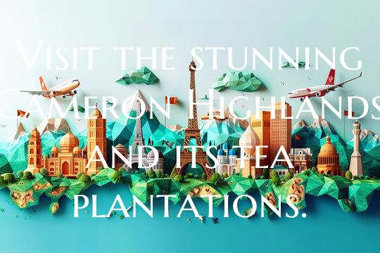 Visit the stunning Cameron Highlands and its tea p...