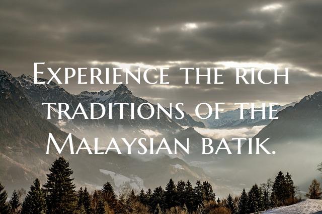 Experience the rich traditions of the Malaysian ba...