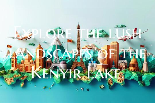 Explore the lush landscapes of the Kenyir Lake.