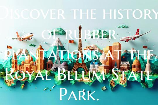 Discover the history of rubber plantations at the ...