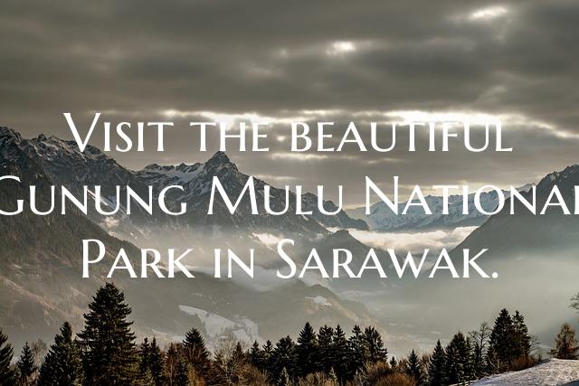 Visit the beautiful Gunung Mulu National Park in S...
